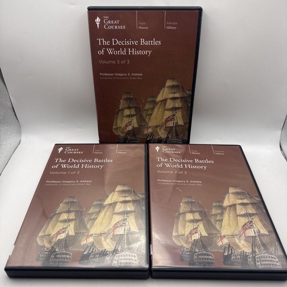 Great Courses CD The Decisive Battles of World History by Gregory S. Aldrete